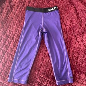Nike Purple Athletic Leggings